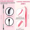 QUKLOGEN DIY Fluffy Lash Extension Kit 900Pcs D Curl 9-18mm