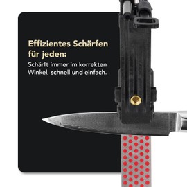 DMT AKEFC Aligner-Kit, 3 Schleifsteine mit Diamanten 10cm grob, fein, extra-fein, Führungsschiene, Aufbewahrungstasche aus Stoff