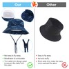 JUPSK Child Sun Hat, UV Protection Beach Cap Kid's Bucket