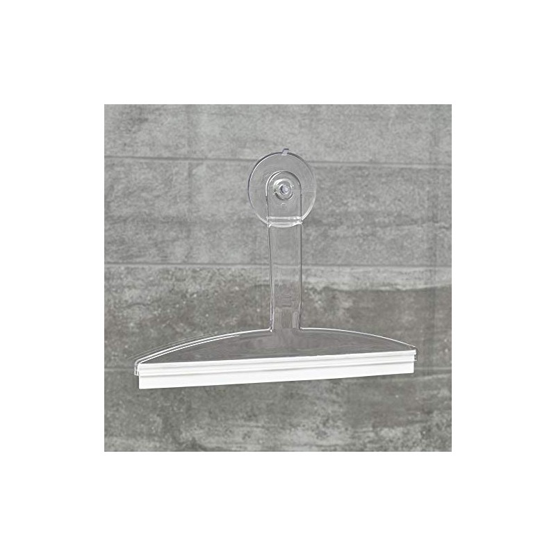 InterDesign Basic Limpiador de Cristales, rasqueta limpiacristales Ancha de plástico