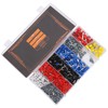 1200Pcs Wire Ferrules Crimping Cold Pressed Terminal Electrical Industrial Accessories