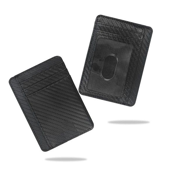 conisy Womens Slim Wallet, Minimalist Front Pocket Leather Thin Credit