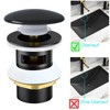 Pop Up Valve Drain Valve Made of Brass, Drain Fitting