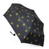 Black and Yellow Bumble Bee Pattern Foldable Compact Handbag Small