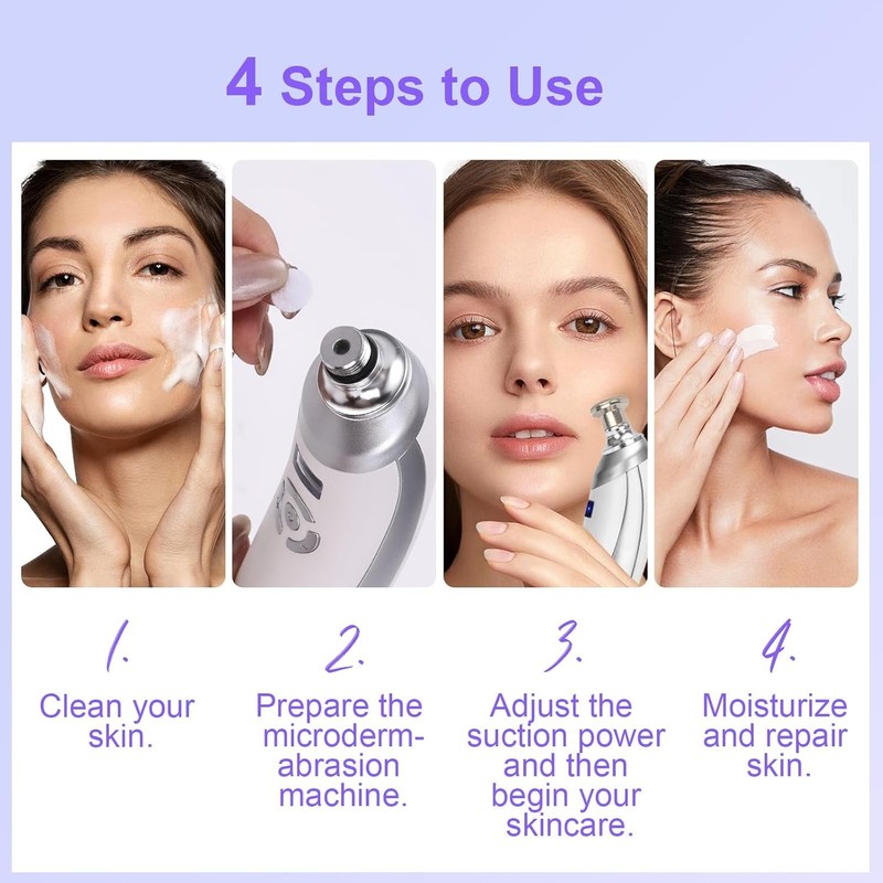 Diamond Professional Microdermabration Machine Portable Dermabration Crystal Face Blackhead Remover