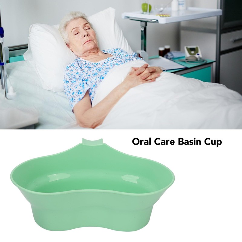 300ml Oral Care Basin Cup Single Handle, Portable, Ideal for