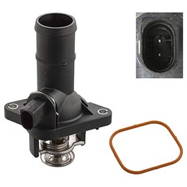 febi bilstein 107988 Thermostat with Housing, Gasket and Temperature Switch
