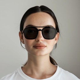 LONDON MOLE® Kennedy sunglasses | Cool square shaped pilot glasses | Men’s Women’s Unisex | Spring hinges