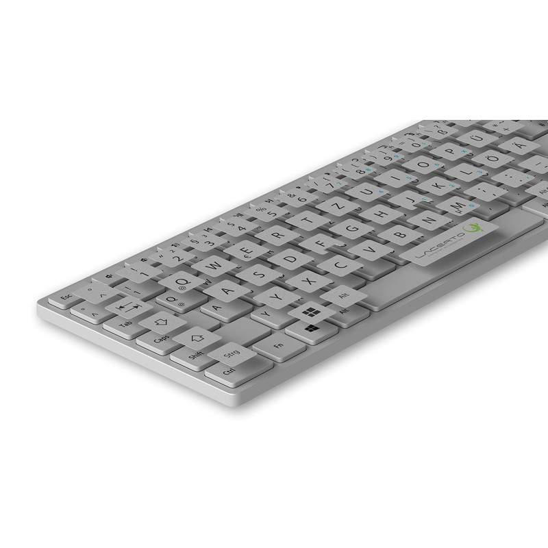 Lacerto® 11 x 13 mm German Sticker Set for PC