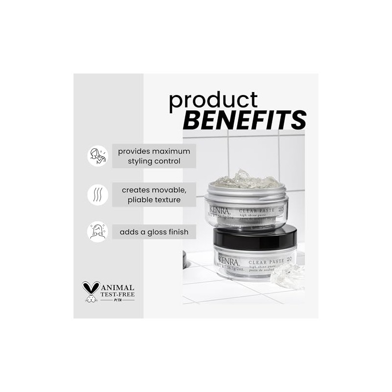 Kenra Professional Clear Paste 20 | Pasta de alto brillo