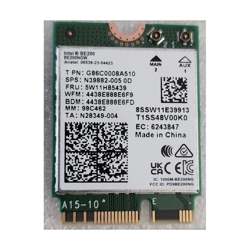 Intel BE200 vPro Wi-Fi 7 with BT 5.4 for Intel