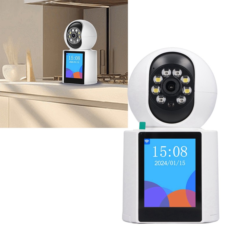 Two Way Video Camera 3MP HD Rotatable Night Vision Indoor