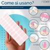 NOOVES - Set Strisce per Unghie in Gel Rosa 20