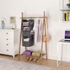 MAX Houser 5 Tier Shelf Hanging Closet Organizer, Cloth Hanging
