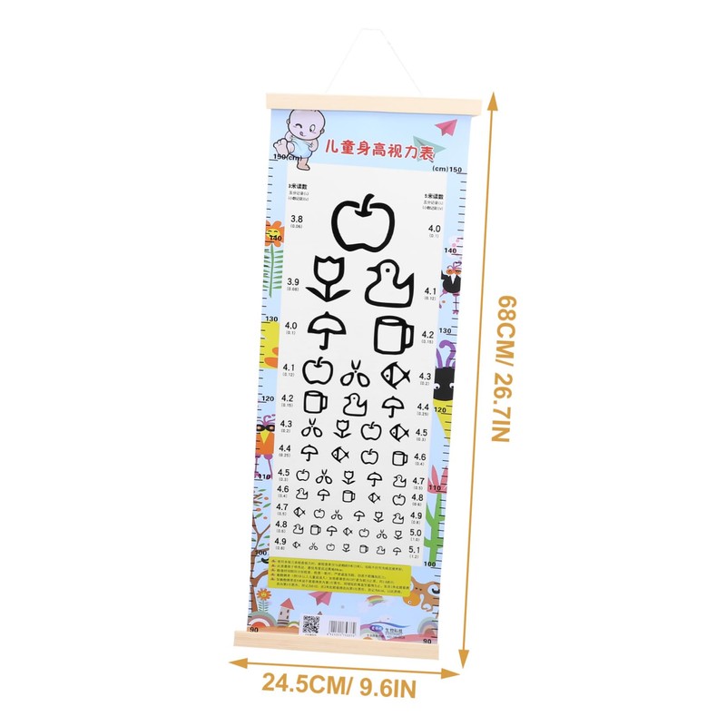 NAMOARLY Vision Test Diagram 1 Set Far View Chart Visual