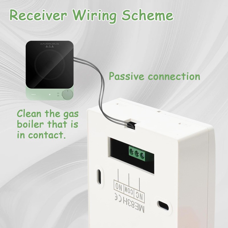 Surplex Digital Gas Boiler Thermostat, Programmable Digital Thermostat for Home