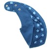 Pippi Baby-Boys Bib AO-Printed 3-Pack Starred Scarf, Vallarta Blue, One