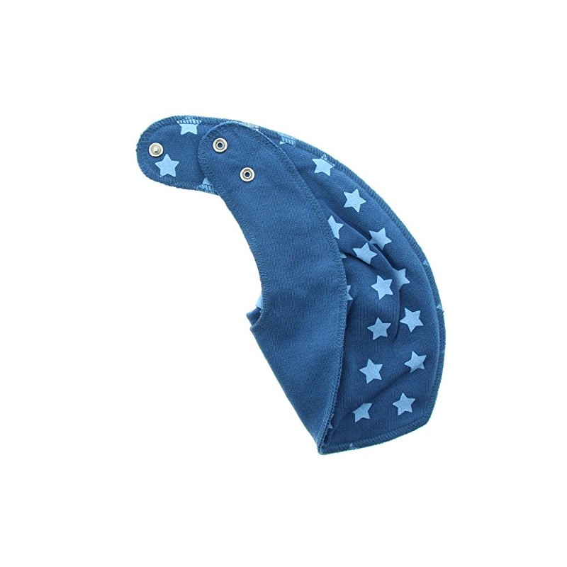 Pippi Baby-Boys Bib AO-Printed 3-Pack Starred Scarf, Vallarta Blue, One