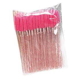 Disposable Eyelash Brushes Mascara Wands Eyebrow Applicator Lashes Extension Tools 50PCS Random Color Eyebrow Brush Eyebrow Castor Oil Brush Eyebrow Applicator Mascara Wands
