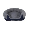 Cama para Perro con Forro acolchonado (Small, Azul)