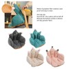 Office Chair Cushion Semi Enclosed Crown Shape Polyester Fiber Seat