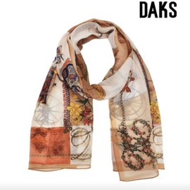 Daks 대구백화점 닥스울 실크 혼방 롱 스카프(FKO042O) Daegu Department Store Daks Wool Silk Blend Long Scarf (FKO042O)