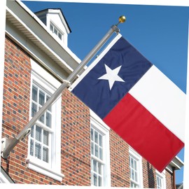 Kisangel Texas Flag Embroidered Garden Flag Decorative Banner for Home Vibrant Colors Fade Resistant Ornament
