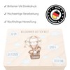 Erinnerungsbox Baby Heißluftballon personalisierte Erinnerungskiste Erinnerungsbox Geschenk zur Geburt Geburtsgeschenk