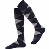 Mysocks Knee High Socks Long Golf Socks Fancy Colorful Argyle