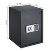 Personal Digital Safe Box - Compact Steel Home Safety Container
