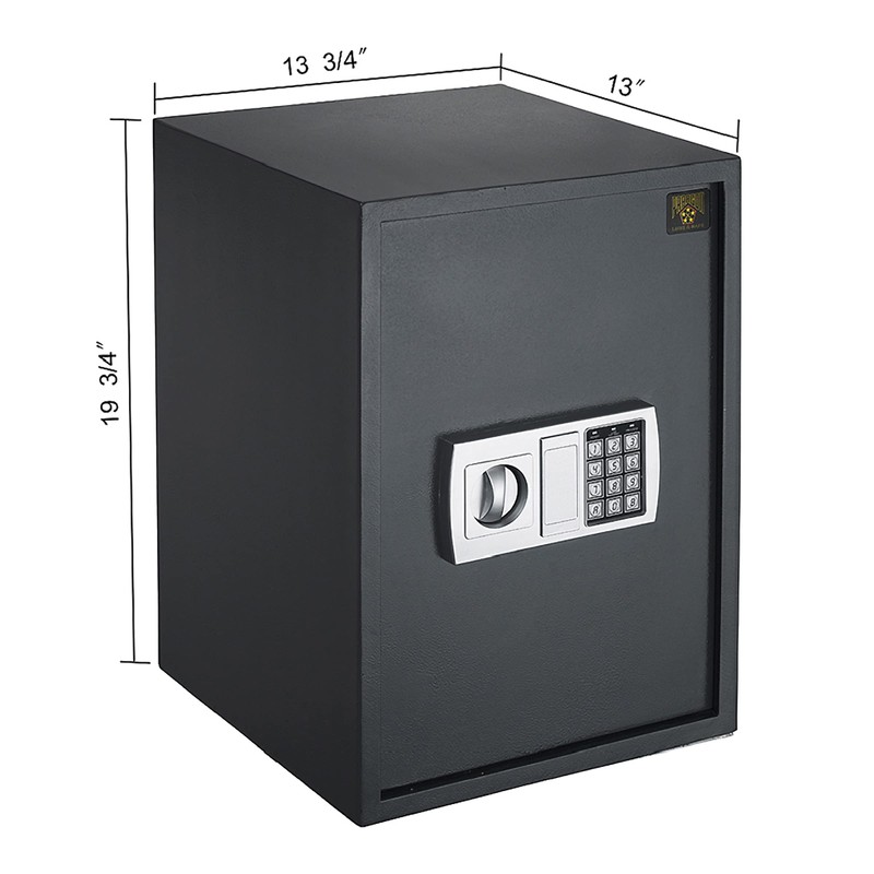Personal Digital Safe Box - Compact Steel Home Safety Container
