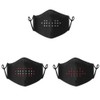 LED Voice Activated Face Cover Smart Face Cover Soft Comfortable