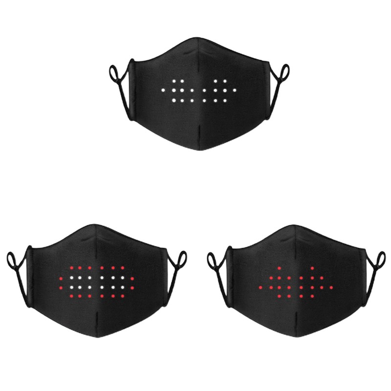 LED Voice Activated Face Cover Smart Face Cover Soft Comfortable