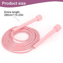 LuLiyLdJ Pink Children's Skipping Rope, Jump Rope, Jumping Rope, Skipping Rope Children for 6 | 7 | 8 | 9 | 10 Years Boys and Girls