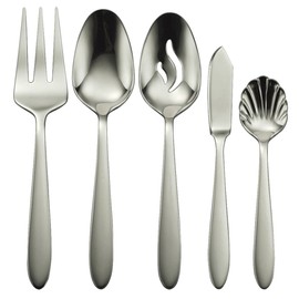 Oneida Mooncrest 65-Piece Flatware Set, Service for 12 Silver