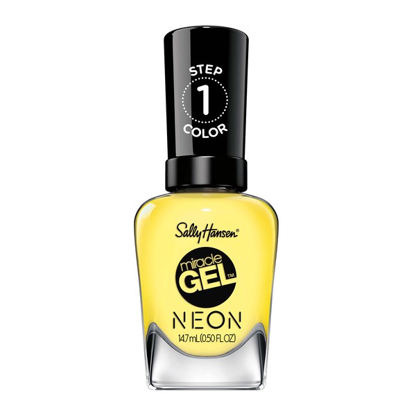 Sally Hansen Miracle Gel Neons Collection Lemon Drop Pop, 0.5 fl oz