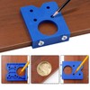 Kaelah Hinge Drilling Template, Pot Hinge Template Set Door Hole
