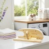DE-LIANG Tailors Ironing Board with Pine Wood Base, Cotton Cover