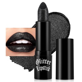 Boobeen Glitter Shine Lipstick for Women with Metallic, Matte Shimmer Lip Balm Sparkling Lip Color Long Lasting Highly Pigmented Gives Metallic Finish Lip Makeup, Non-Stick Cup