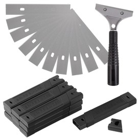 4" Scraper Blades, 100 Pcs Replacement Scraper Razor Blades, Ultra-sharp Scraper Razor Blades, Single-Edge Razor Blades for Removing Labels Decals Stickers Paints