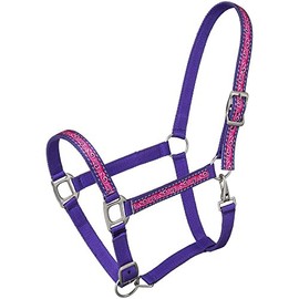 Tough 1 Nylon Halter Printed Overlay Purple Tool