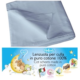 4BABIES - Top sheet for crib - Light blue