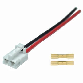 12 Gauge Blower Motor Connector Harness for Toyota Tacoma 2005-2016 Replace 82998-12380 90980-10916, 6 Inches 12 Gauge Wire Harness