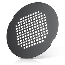 Shower Drain Cover, Shower Drain Hair Catcher Snap-in Replacement Strainer, Matt Black Round Grate, Drain Protector Designed for 4.25" D Standard Round Shower Drains