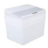 8L Bathroom Trash Can with Lid Automatic Garbage Can USB