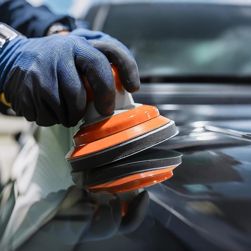 Kinsound 4 Pack 5 Inch Premium Foam Sanding Pads, 8