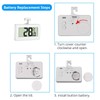 Digital Refrigerator Thermometer, Thermometer Refrigerator with LCD Display and Frost