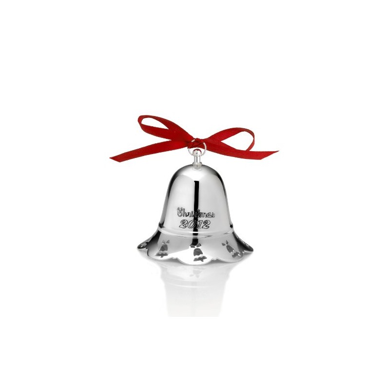Towle 2012 Silver Plated Musical Pierced Bell Ornament, 32nd Edition