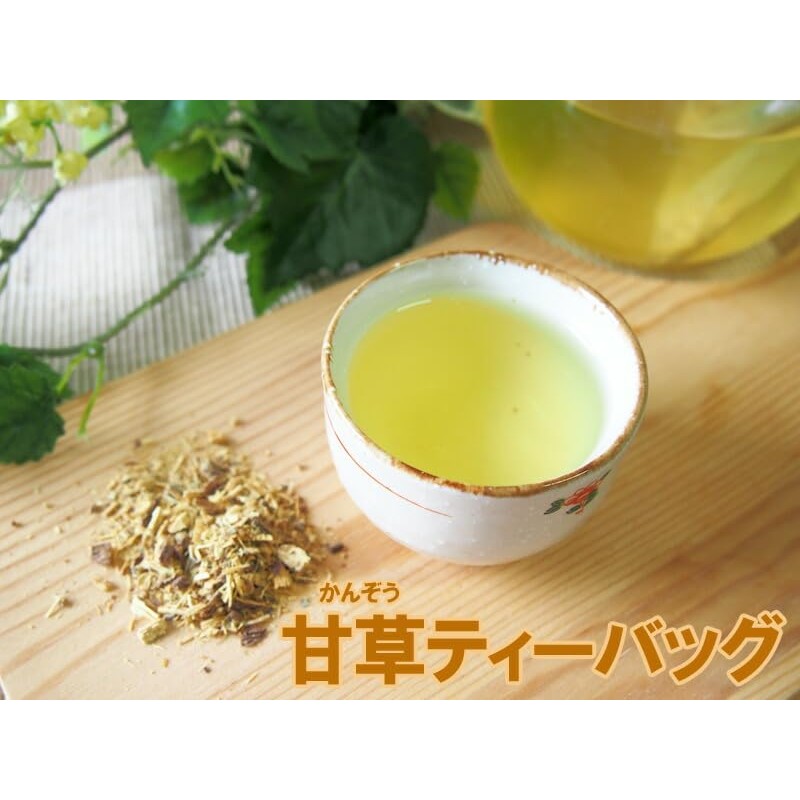 Licorice Tea Bags, 30 Packets, Licorice Hot Water, Kanzo, Amakusa,