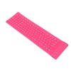Foldable Silicone Keyboard 108 Keys Waterproof Full Sealing Design Mute